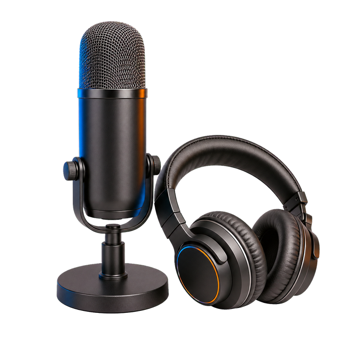 Microphone and headphones cutout